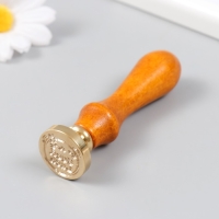 Печать для сургуча с деревянной ручкой "Медвежонок - Удачи" 9х2,5х2,5 см Печать для сургуча с деревянной ручкой "Медвежонок - Удачи" 9х2,5х2,5 см