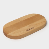 Поднос для подачи, 21&times;11&times;2 см, два отделения, берёза