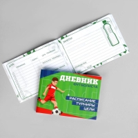 Дневник тренировок &laquo;Футбол&raquo;, 48 листов, 15,3 х 12,4 см