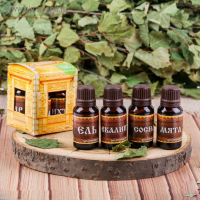 Набор "Хорошо попариться": 4 аромамасла 15мл Набор "Хорошо попариться": 4 аромамасла 15мл