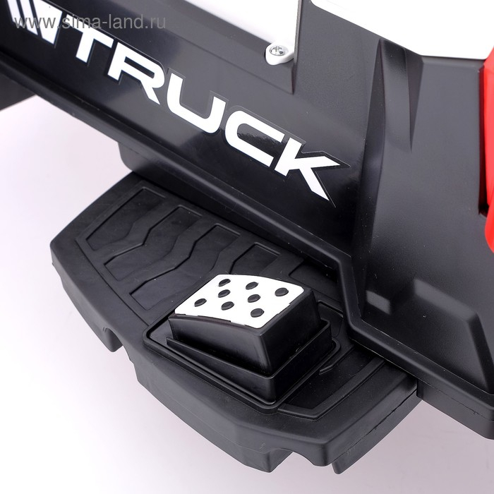 Электромобиль &laquo;Трактор&raquo;, с прицепом, 2 мотора, цвет красный