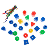 Шнуровка &laquo;Моя первая шнуровка&raquo;, крупные 24 детали, шнурки, по методике Монтессори