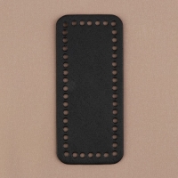 Донце для сумки, прямоугольное, 18 × 8 × 0,3 см, цвет чёрный Донце для сумки, прямоугольное, 18 × 8 × 0,3 см, цвет чёрный