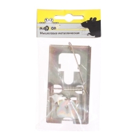 Мышеловка "Nadzor", 9,5 х 4,7 см, металлическая в упаковке с хедером Мышеловка "Nadzor", 9,5 х 4,7 см, металлическая в упаковке с хедером