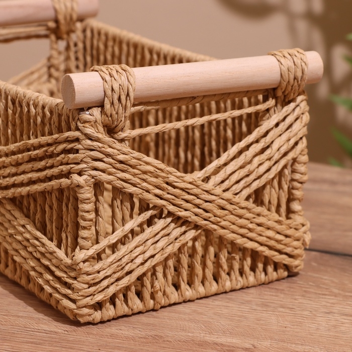 Набор плетёных корзин, 3 шт, 36х31х25 см Набор плетёных корзин, 3 шт, 36х31х25 см