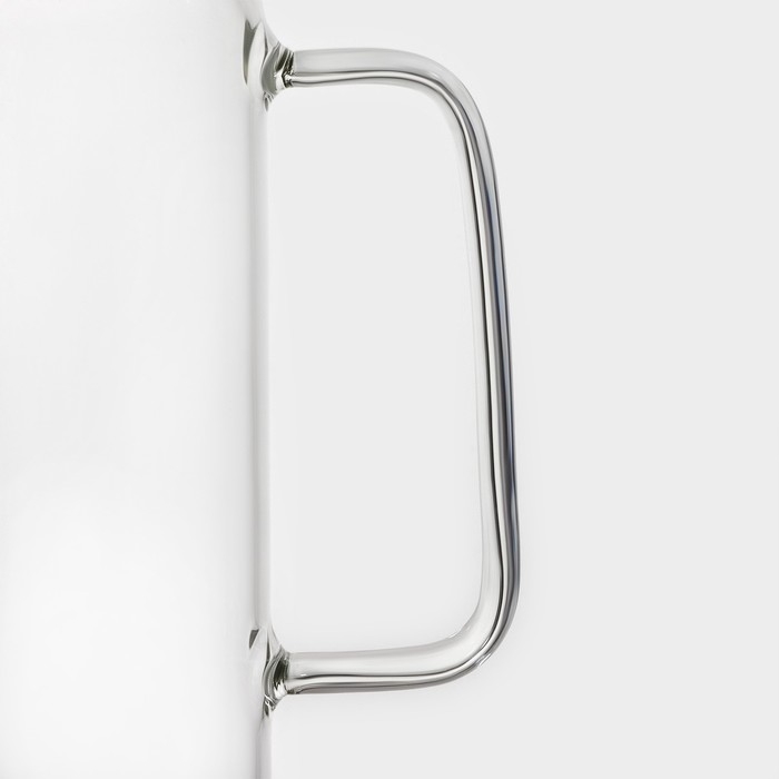 Кувшин для воды стеклянный с металлической крышкой Magistro &laquo;Богема&raquo;, 1,7 л, 10&times;27,5 см, цвет крышки серебряный