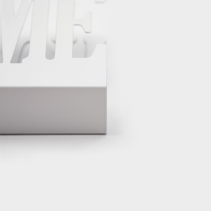 Салфетница Доляна Home,15&times;4&times;10 см, цвет белый