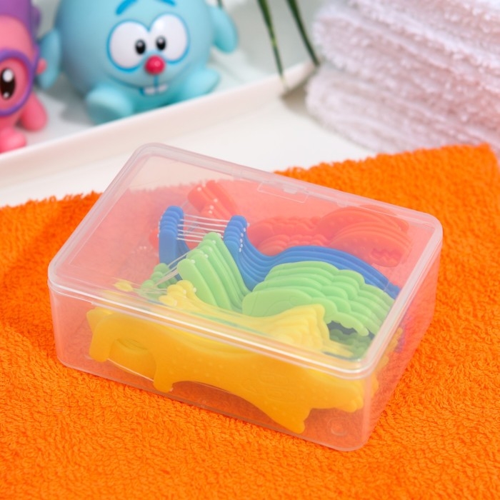 Зубные нити детские, невощеные, микс, набор 24 шт. Зубные нити детские, невощеные, микс, набор 24 шт.