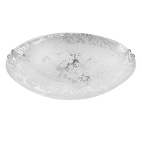 Светильник настенно-потолочный "Мрамор" 2 лампы E27 40Вт д.300 h.5,5 см.