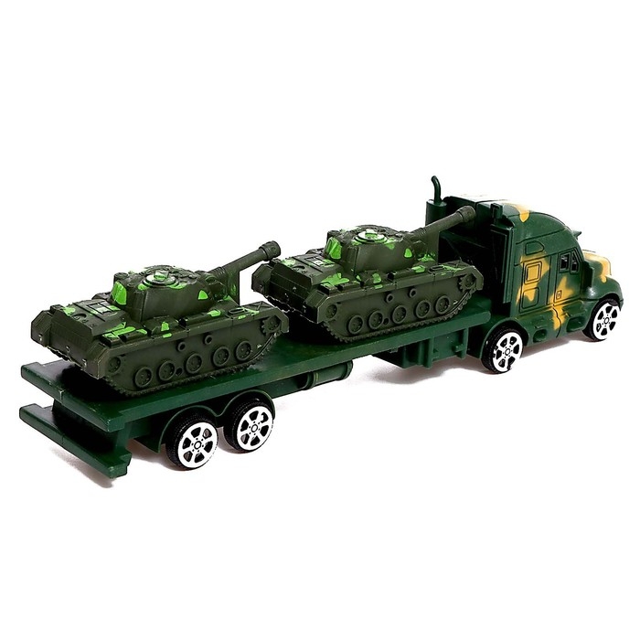 Грузовик инерционный &laquo;Военный автовоз&raquo;