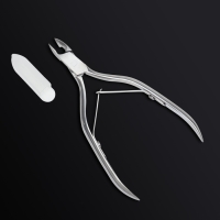 Кусачки маникюрные для кутикулы &laquo;Premium&raquo;, двойная пружина, 11 см, длина лезвия - 6 мм, цвет серебристый