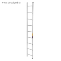 Лестница ТУНДРА, алюминиевая, односекционная, приставная, 9 ступеней, 2510 мм Лестница ТУНДРА, алюминиевая, односекционная, приставная, 9 ступеней, 2510 мм
