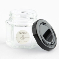Банка для изготовления свечей с наклейкой &laquo;Your muse&raquo;, 5 х 5,5 см.