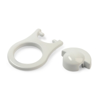 Ручка-кнопка CAPPIO OPENER, алюминий, цвет белый Ручка-кнопка CAPPIO OPENER, алюминий, цвет белый