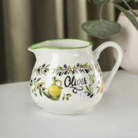 Молочник фарфоровый Доляна &laquo;Олива&raquo;, 300 мл