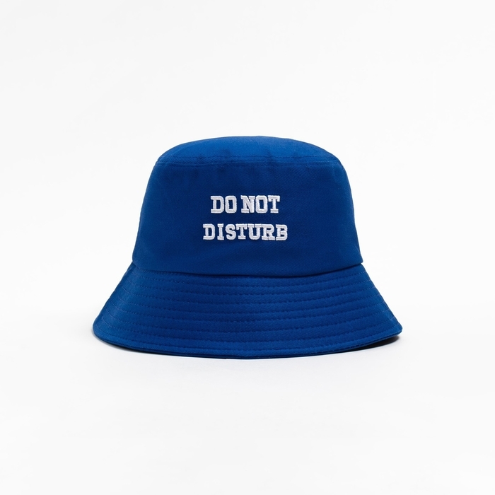 Панама MINAKU с надписью, цвет синий, р-р 56--58 Панама MINAKU с надписью, цвет синий, р-р 56--58