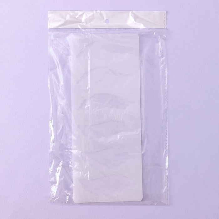 Форма для шоколада &laquo;Листочки&raquo;, силикон, 6 ячеек, 22&times;9&times;0,3 см, цвет прозрачный