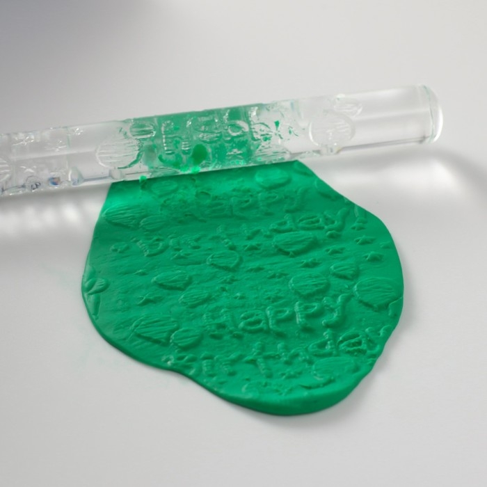 Скалка для творчества акрил "День Рождения" 16х1 см