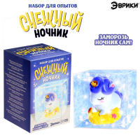 Набор для опытов «Снежный ночник: Единорожка», своими руками Набор для опытов «Снежный ночник: Единорожка», своими руками