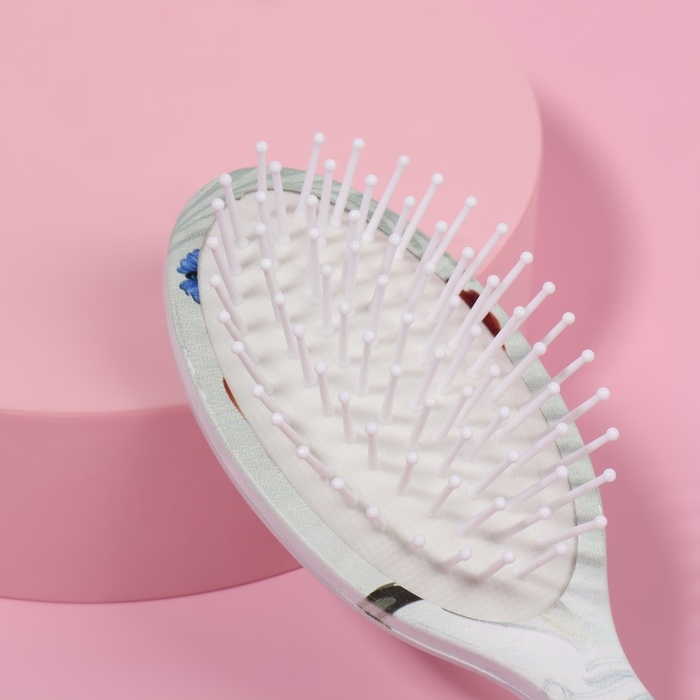 Расчёска массажная, 5,5 &times; 16 см, рисунок МИКС