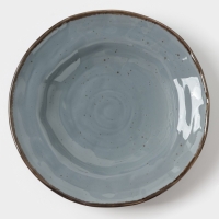 Тарелка глубокая Magistro "Alpine Frost" 23см 23х22,7х5 цвет синий