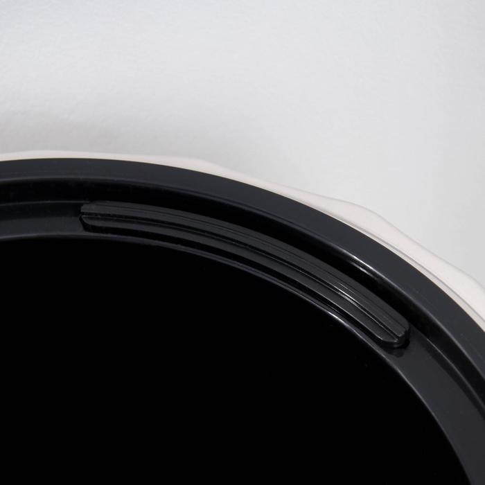 Кашпо для цветов со вставкой &laquo;Мозаика&raquo;, 19,5 л (9 л), цвет кремовый