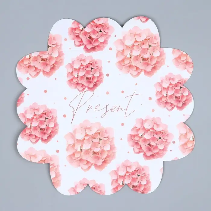 Коробка для печенья, кондитерская упаковка с пластиковой крышкой, Present, 10.5 х 10.5 х 3 см