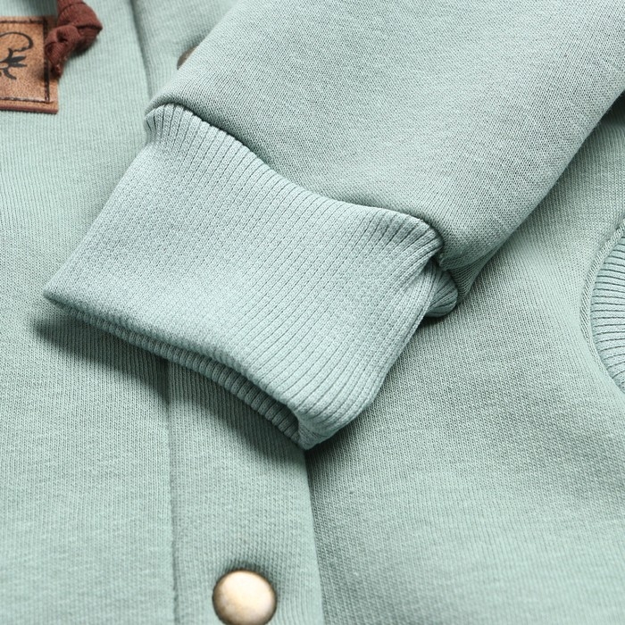 Комплект (кофточка/штанишки) детский НАЧЁС, цвет олива, рост 62 см