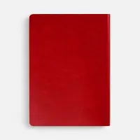 Ежедневник Nebraska Flex, недатированный, красный с золотистым