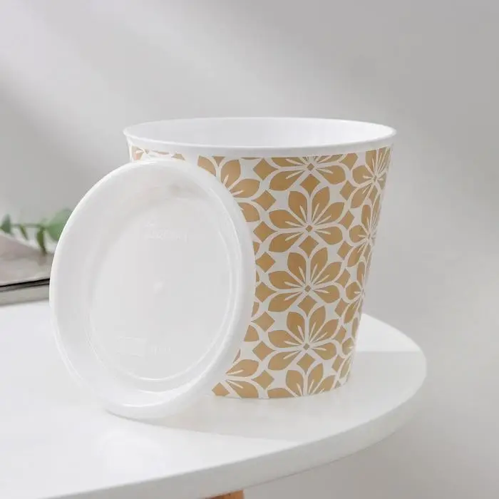 Горшок для цветов Доляна &laquo;Кракле&raquo;, 800 мл, цвет белый