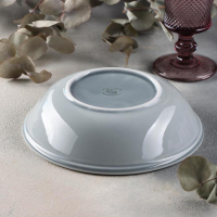 Салатник &laquo;Акварель&raquo;, 600 мл, цвет светло-серый