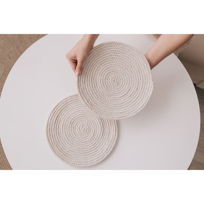 Канат хлопчатобумажный 12 мм (20 м) белый, Моток Канат хлопчатобумажный 12 мм (20 м) белый, Моток