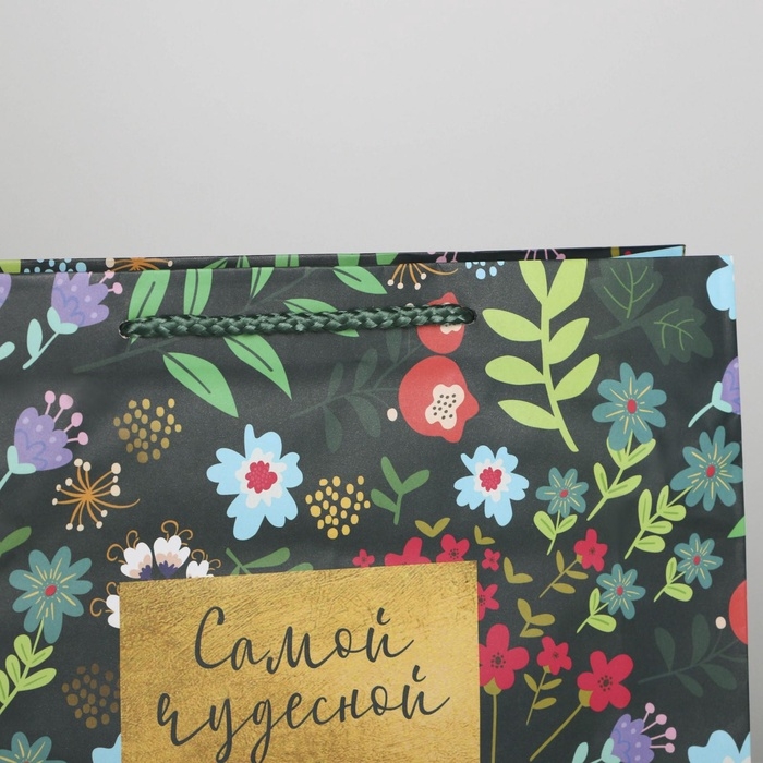 Пакет подарочный ламинированный, упаковка, &laquo;Present for you&raquo;, ML 25 х 21 х 8 см