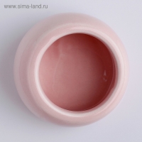 Миска керамическая для грызунов со скошенным краем 30 мл  5,7 х 5,7 х 3,5 см, розовая