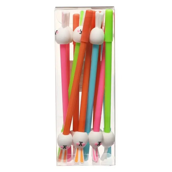 Ручка - прикол Calligrata &laquo;Зайка&raquo;, гелевая, МИКС