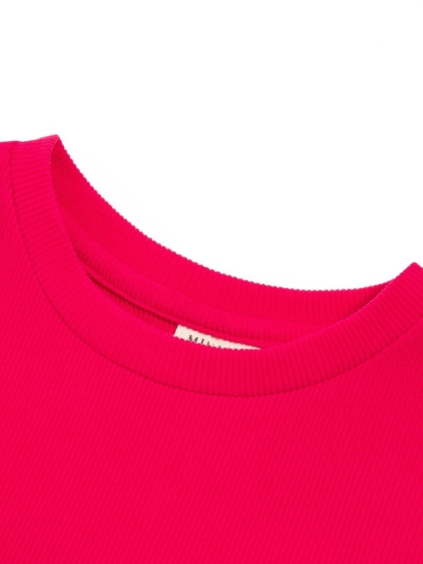 Лонгслив женский MINAKU: Casual Collection цвет фуксия, размер 42 Лонгслив женский MINAKU: Casual Collection цвет фуксия, размер 42