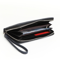 Кошелёк женский на молнии, цвет чёрный Кошелёк женский на молнии, цвет чёрный