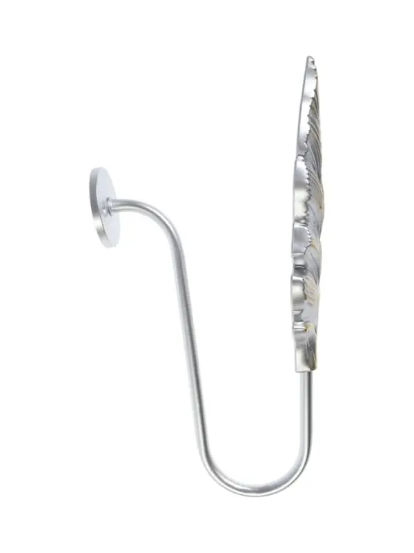 Крючок для штор CAPPIO KS041, цвет серебро с золотом, набор 2 шт