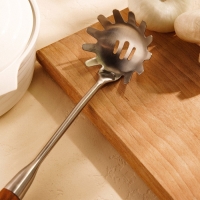 Ложка для спагетти Sima-Land Home 34х8,5 см, Рустик, цвет серебряный