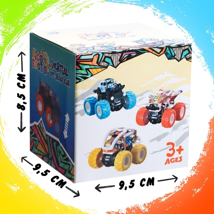 Джип инерционный &laquo;Монстр-акробат&raquo;, МИКС