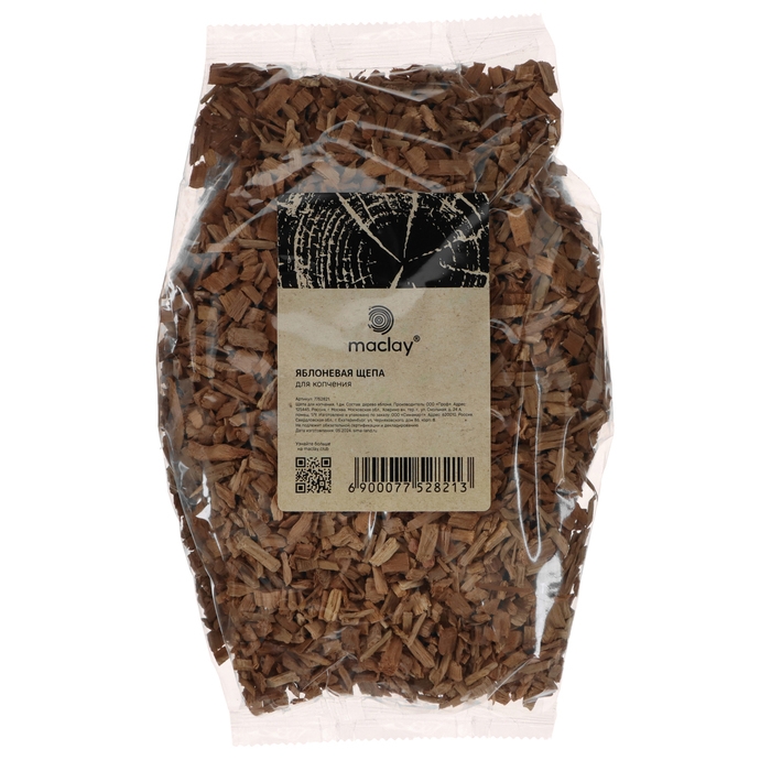 Щепа для копчения Maclay &laquo;Яблоня&raquo;, 210&plusmn;30 г