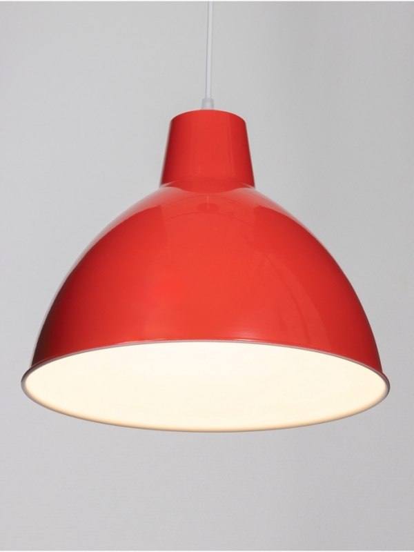 Светильник Richard 1х40Вт Е27 пр-1м красный 32,5х32,5х27см