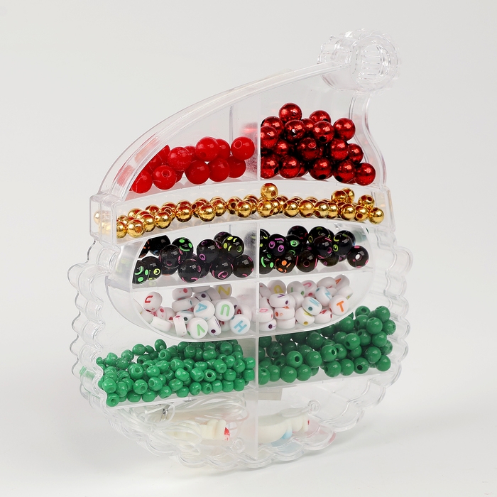 Набор для творчества «Новогоднее украшение из бусин», виды МИКС Набор для творчества «Новогоднее украшение из бусин», виды МИКС