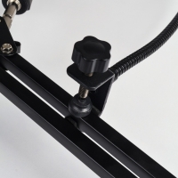 Микрофон конденсаторный Music Life золотой: кабель, ветрозащита, стойка