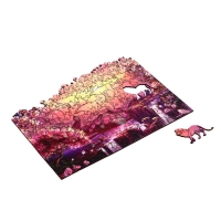 Пазлы деревянные фигурные «Путь к Востоку» фигурные светящиеся детали, 194 элемента Пазлы деревянные фигурные «Путь к Востоку» фигурные светящиеся детали, 194 элемента