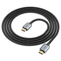 Кабель видео Hoco US03, HDMI 2.0, HDMI(m)-HDMI(m), 2 м, чёрный Кабель видео Hoco US03, HDMI 2.0, HDMI(m)-HDMI(m), 2 м, чёрный