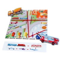 Геоборд с заданиями &laquo;Машинки&raquo; с предсказанием