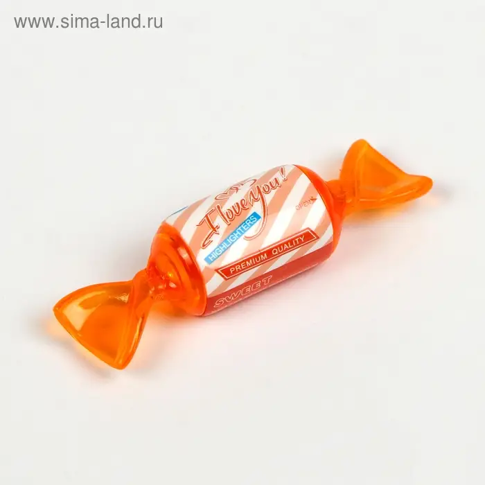 Маркер-текстовыделитель прикол "Конфета", МИКС