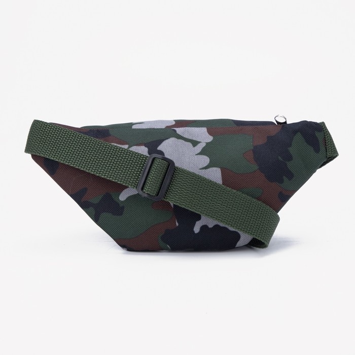 Сумка поясная детская на молнии, цвет камуфляж Сумка поясная детская на молнии, цвет камуфляж