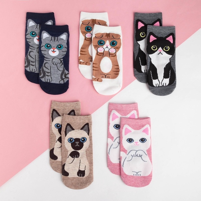 Набор носков KAFTAN "Style" 5 пар, р-р 35-38 (24-26 см)